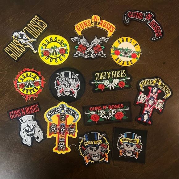 Accessories | Gnr Patches Iron On Band Guns N Roses Patch Lot 15 ...
